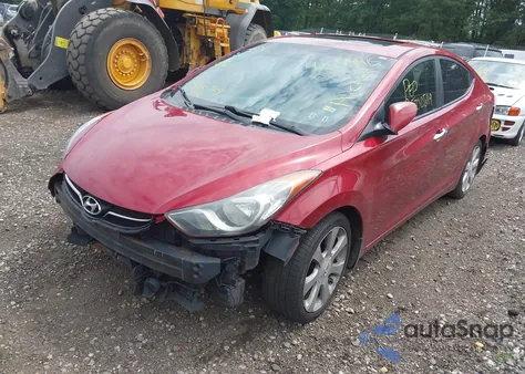 2012 Hyundai Elantra Limited (Ulsan Plant) из США, поврежденный, VIN KMHDH4AE7CU494118
